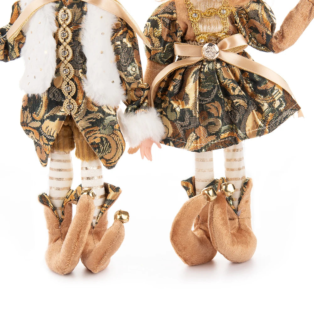 1 Pair Christmas Tree Decorations Cute Angel Doll Girl Pendant Navidad 2024 New Year Christmas Tree Ornaments Xmas Gift For Kids