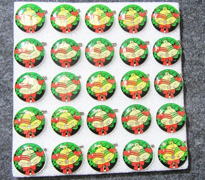 25pcs Party Love LED Flashing Brooch Pin Cartoon Light up Glow Badge Gift Cosplay Navidad Wedding Festival Halloween Christmas