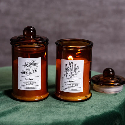 Bougies d'aromathérapie, cire de soja, petits théBougies d'aromathérapie, cire de soja, petits pots à thé, cadeau parfumé, cadeau à porter à la main Jars, Fragrance Gift, Handheld Gift