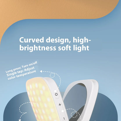 SmallRig Magnetic Phone Light,P48 Bi-Color Dimmable LED Fill-Light Foldable MagSafe Beauty Lamp Soft Panel,for IPhone16/Android