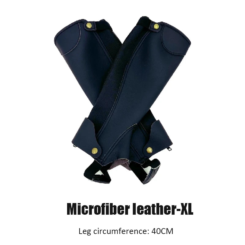 Equestrian Legging Horse Riding Equipment Pirate Knight Equestrian Boot Cover Faux Leather Gaiter Medieval Renaissance Steampunk