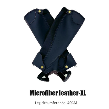 Equestrian Legging Horse Riding Equipment Pirate Knight Equestrian Boot Cover Faux Leather Gaiter Medieval Renaissance Steampunk