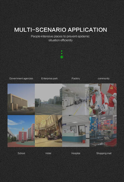 Terminal de présence de temps de reconnaissance faciale infrarouge dynamique large HD avec plate-forme de mamagement cloud