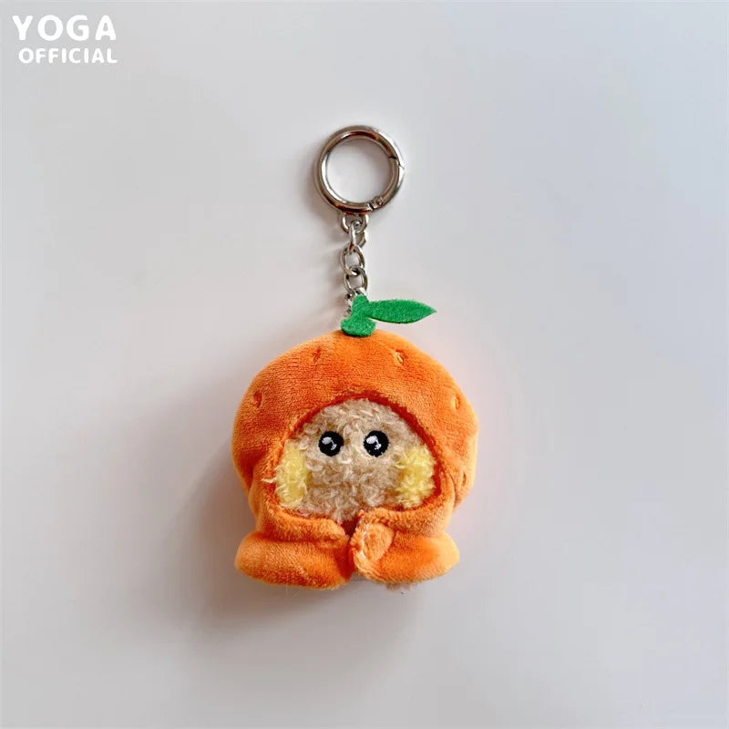 Bt21Ed Baby Fruit Series Kawaii Anime COOKY MANG Plus Keychain Cute Cartoon Plus Pendant Doll Toy Bag Accessories Girl Gift