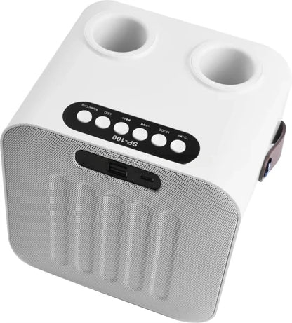 Best-Selling Karaoke Speaker Machine with Two Wireless Microphones & LED Screen，Minimum Order Quantity 2 Pieces