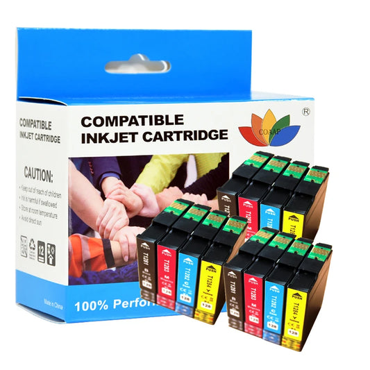 12 INK CARTRIDGES FOR STYLUS S22 SX125 SX130 SX235W SX420W SX425W SX435W SX445W BX305F BX305FW BX305plus Printers