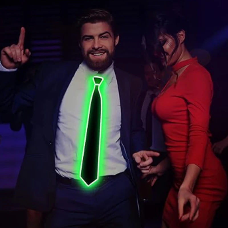 Newest LED Luminous Bow Tie For Man Christmas Wedding Light Bow Tie Festival Party Supplies Fluorescent Party Props