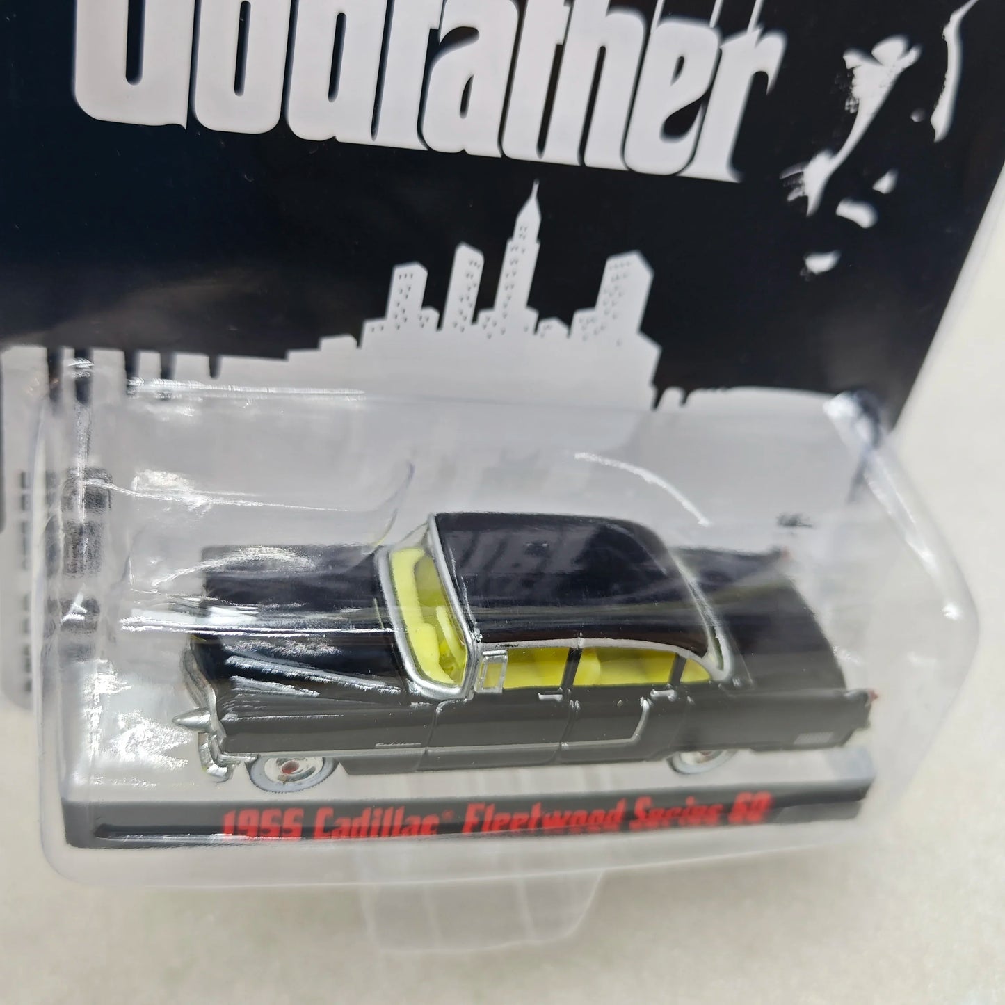 GreenLight 1:64 1955 Cadillac Fleetwo Series 60 godfather Elvis Presley Model Collectible Toy Gift Souvenir Display Ornament