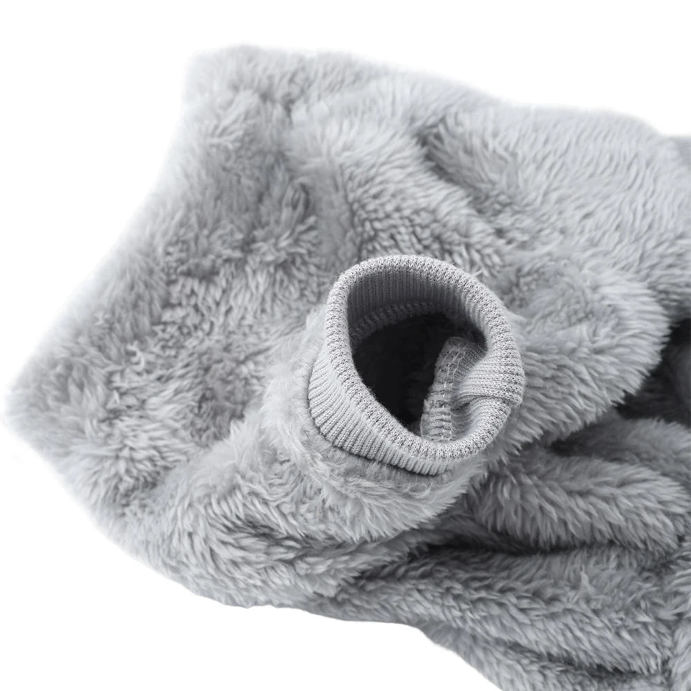 Vêtements en polaire doux pour chien, combinaison chaude pour l'automne et l'hiver, pour petit chien, pull pour chiot, manteau, salopette pour chihuahua