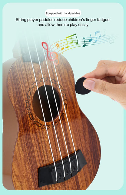 35cm Children Guitar Toy Can Be Used To Play Elementary Instruments With Paddles Simulating Yukrili Music Toys