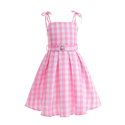 Tenue de cow-girl Barbie pour fille de 2 à 12 ans, tenue de cosplay Barbie pour Halloween