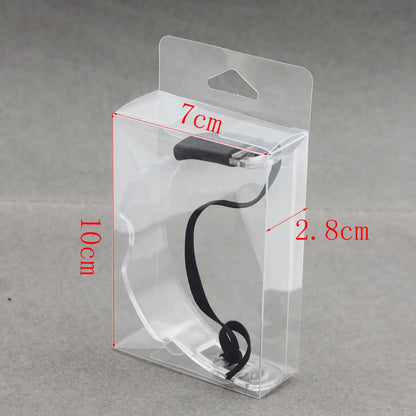 Lunettes LED Punk Labubu Poupée Labubu Lunettes Lumineuses 3 Couleurs Veilleuse Cool Lunettes Technologie Future Mini Édition pour tissu