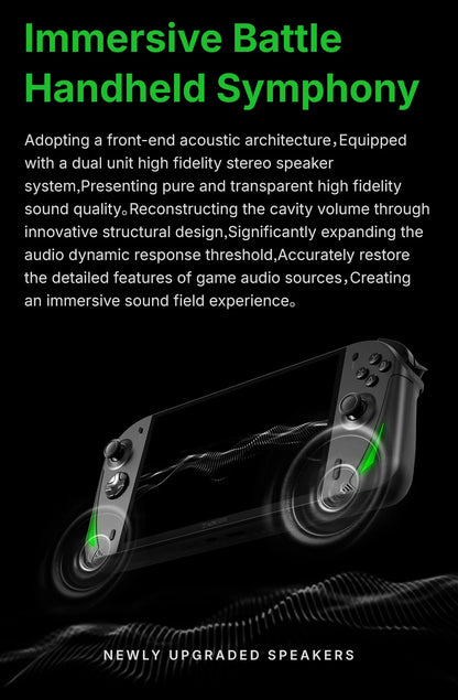 AOKZOE A1X AMD AI 9 HX 370 PC Game Console 8 Inch Native Landscape Screen Windows Handheld Laptops VRR 72.7Wh For Steam 3A Game