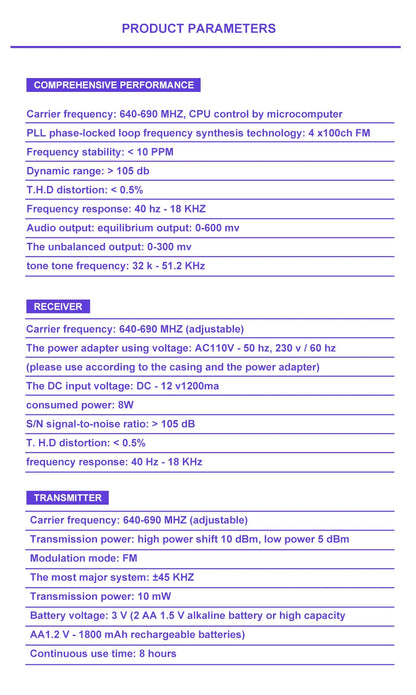 KATELEIYU UHF High end karaoke stage performance, wedding family KTV, party professional 8-channel wireless microphone system