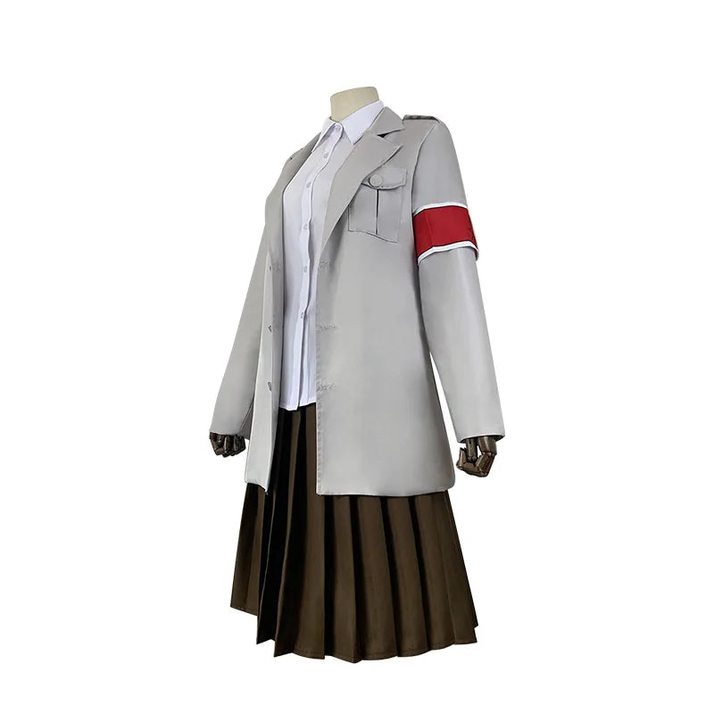 Anime Attack on Titan Jacket Eldian Cosplay Costume Warrior Unit Pieck Jacket Shingeki No Kyojin Eldian Dress Marley Military