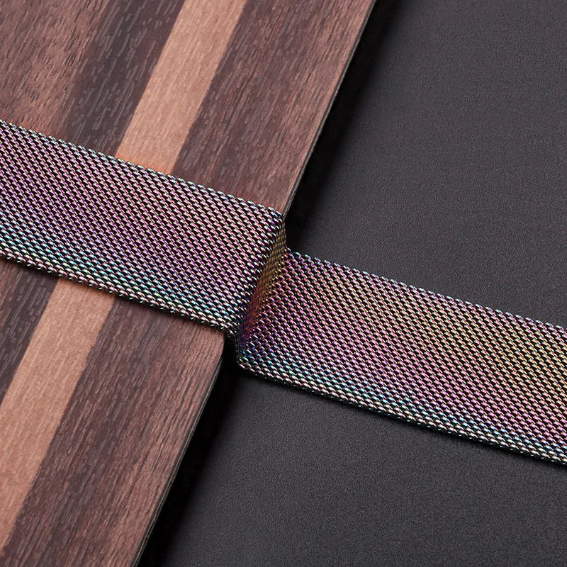 Metal Loop Strap For Fitbit Versa 2 Lite Sense Band Wrist  Replacement Magnetic Bracelet For fit bit versa 3 4 blaze Watchband