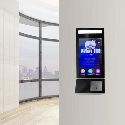 Meilleure vente qualité montage mural 8 pouces reconnaissance faciale dispositif de contrôle d'accès biométrique contrôle d'accès NFC contrôle d'accès QR