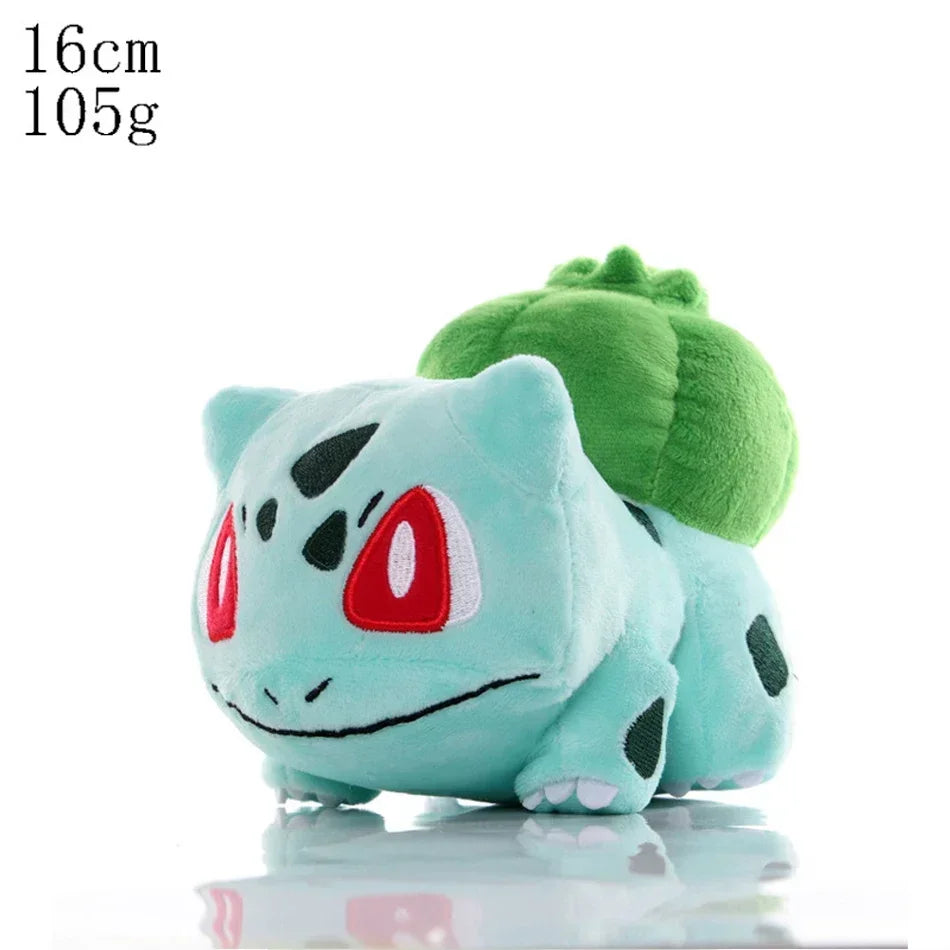 *10PCS Pokemon Plush Charmander Squirtle Pikachu Moon Eevee Plush Bulbasaur Stuffed Animal Toy Gengar Doll Gift for Kid 18-25cm