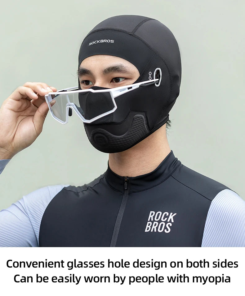 ROCKBROS - Cagoule de cyclisme d'été cool, protection UV, écharpe de randonnée, chapeau en soie glacée, couvre-visage, doublure de casque de vélo de sport