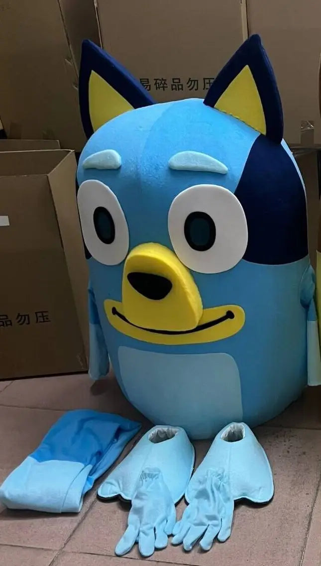 Costume de poupée de dessin animé Dog, 1:1, pour adulte, marche, cosplay, performance, activité, accessoires