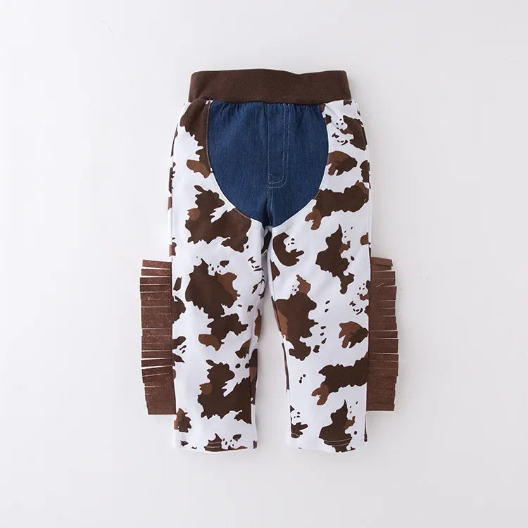 Cowboy Costume for Baby Toddler Kids Child Boys Cowboy Hat Deluxe Set for Kids Purim Halloween Party Dress Up