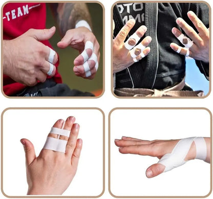 1/5/10 pièces bande de doigt 0.6 pouces bande athlétique pour doigts pieds sueur volley-ball bande de doigt pour Sports de plein air escalade Football