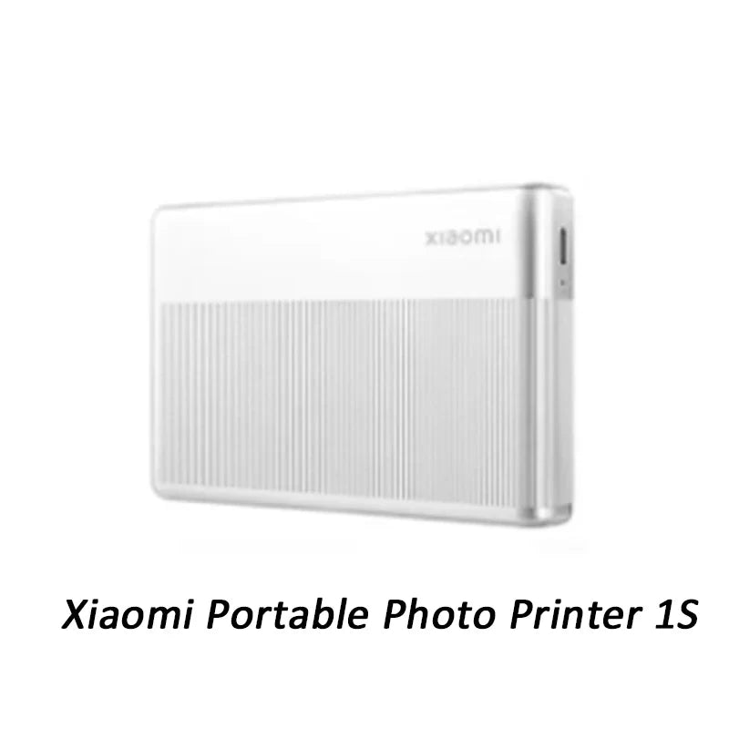 Xiaomi Portable Photo Printer 1S Bluetooth Thermal Print ZINK Inkless Technology Xiaomi App Wireless Portable Photo Printing