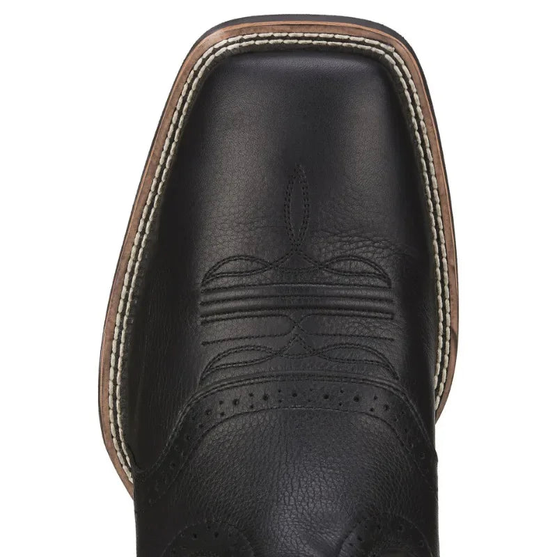 Men High Boots Embroidery Retro Handmade Mens Boots Western Cowboy Boot Pointed Toe Boots Hand Stitching Outdoor Men's Shoes