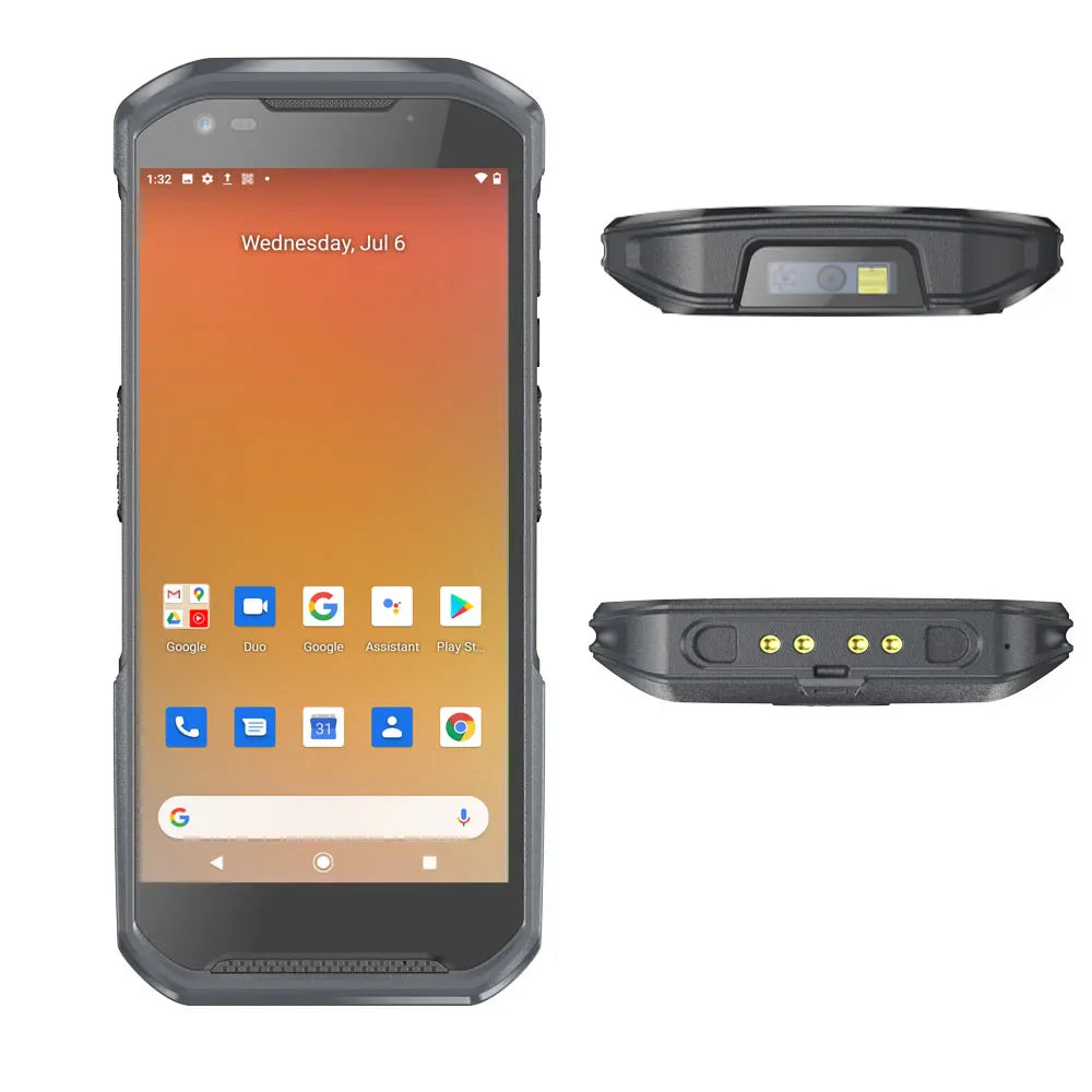 Rugged PDA Android 13 OS 5.5-Inch 6G RAM 64G ROM 2D Barcode Scanner 4G-LTE Wifi Hot Swap IP66 Handheld Data Collector