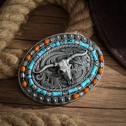 Boucle de ceinture western initiale vintage-Cowboy Rodeo argent grande boucle de ceinture pour hommes femmes