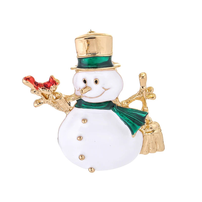 Broches de noël pour hommes et femmes, chapeau de père noël, gants, cloches, chaussettes, costume en strass, broches métalliques, Badges, cadeau du nouvel an, 2022
