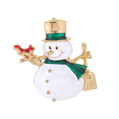 Broches de noël pour hommes et femmes, chapeau de père noël, gants, cloches, chaussettes, costume en strass, broches métalliques, Badges, cadeau du nouvel an, 2022