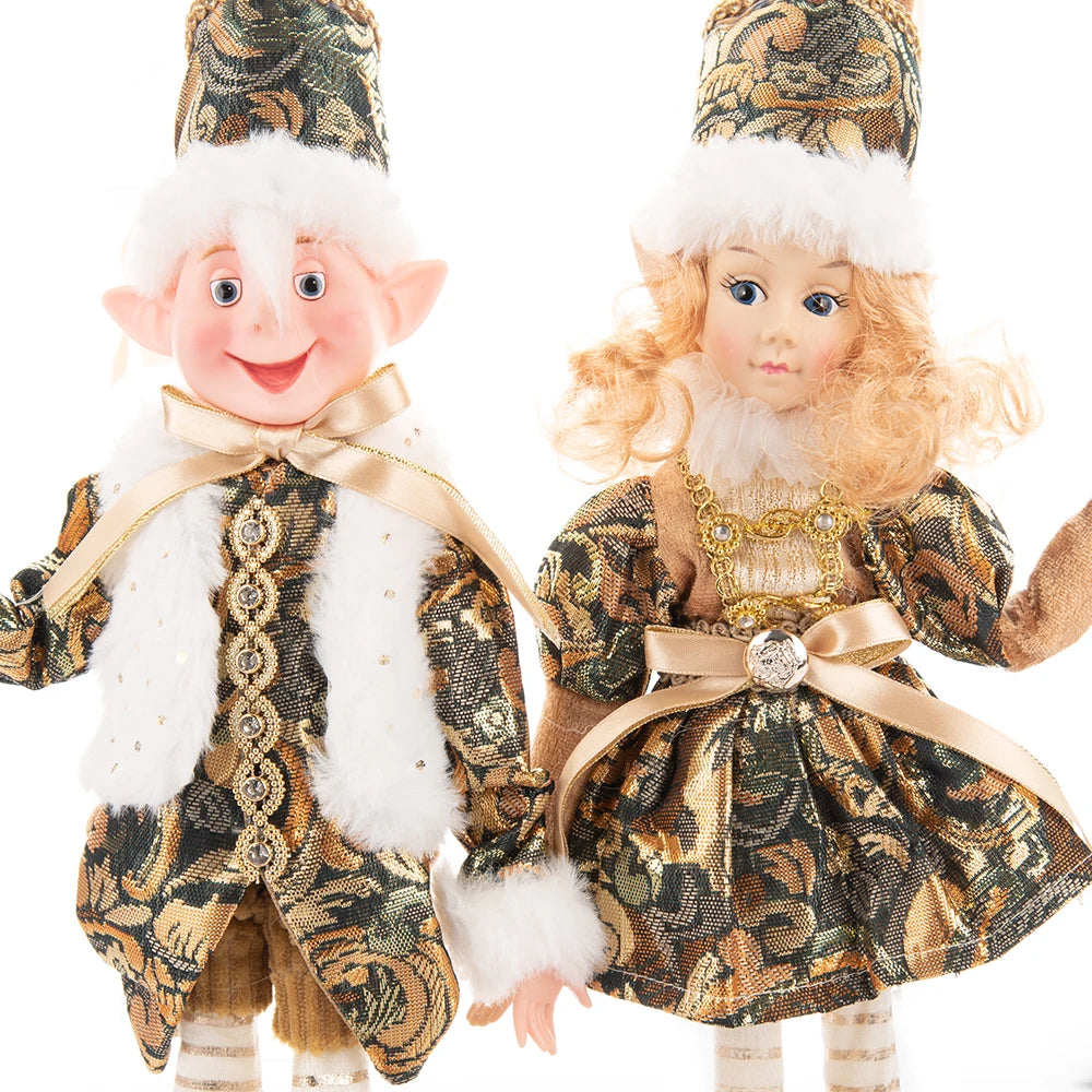 1 Pair Christmas Tree Decorations Cute Angel Doll Girl Pendant Navidad 2024 New Year Christmas Tree Ornaments Xmas Gift For Kids