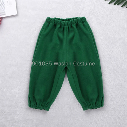 Déguisements d'elfes de Noël pour femmes, robe d'elfe verte et rouge à manches longues pour filles, déguisement de Noël pour enfants