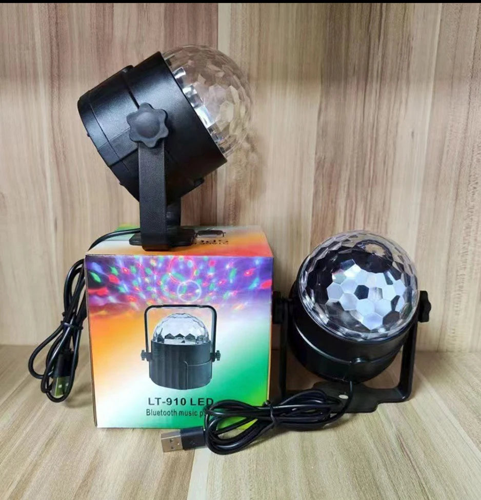 RGB LED Stage Disco Light Rotating DJ Ball Strobe Remote Sound Control Dj lights Karaoke Wedding Party Bar Club Laser Show Lamp