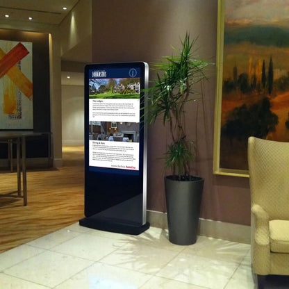 21.5 32 43 pouces centre commercial Android écran tactile interactif affichage de signalisation numérique support de sol Lcd kiosque d'auto-service