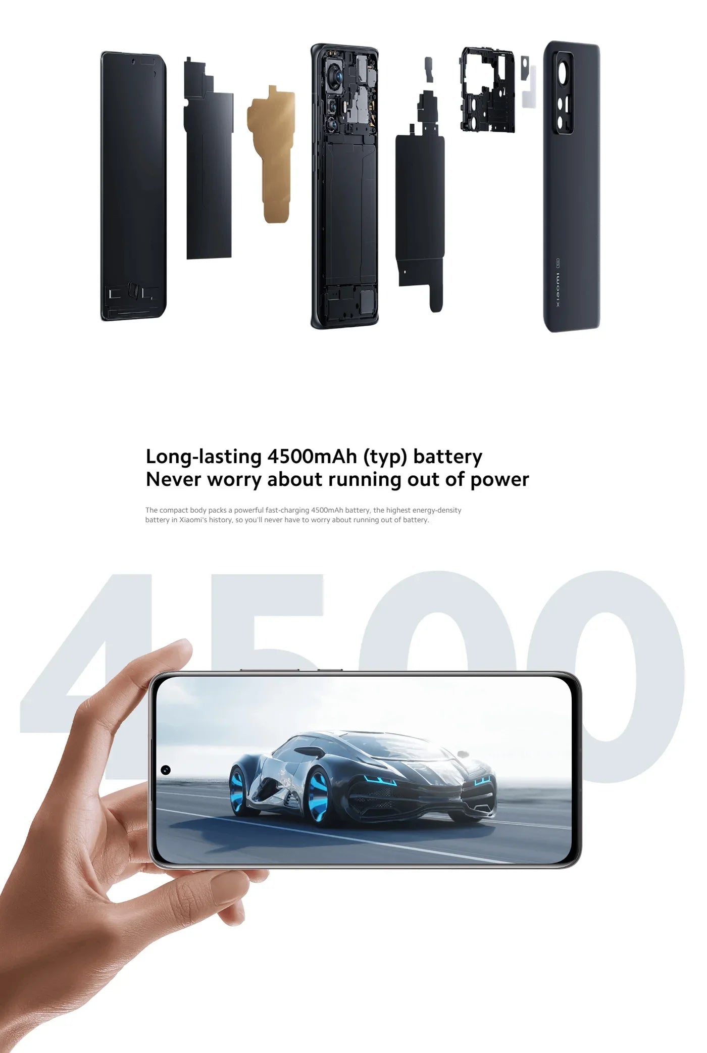 Xiaomi Mi 12x smartphone Android 5G  6.28 inch 2400x1080 Global firmware12GB RAM 256GB ROM  Original used phone