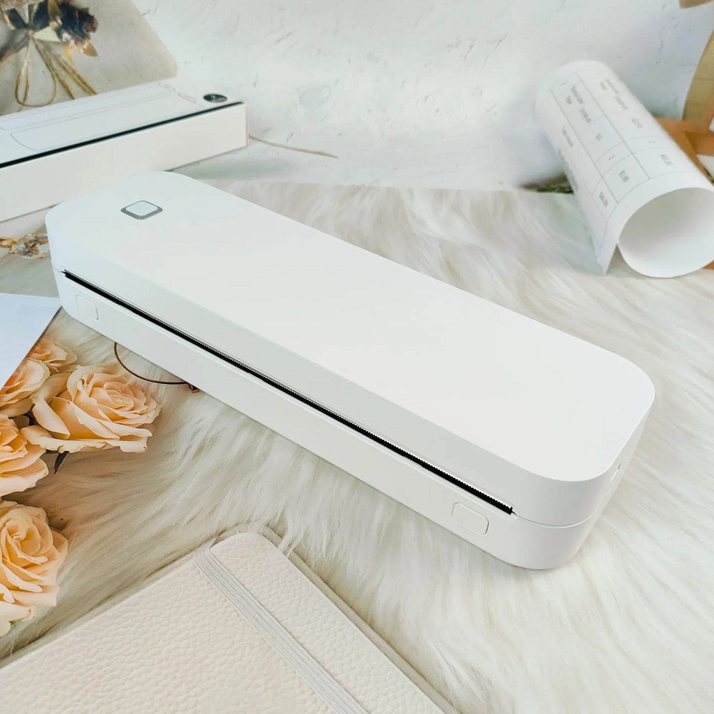 Portable A4 thermal printer Inkless Bluetooth Tattoo Stencil Printer Compatible with iOS Android&Laptop for Office Car Home