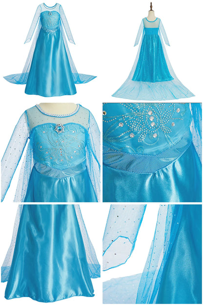 Robe de princesse pour filles, robe d'anniversaire à volants pour enfants, robe de Noël pour enfants,  spectacle, robes de cosplay fantaisie