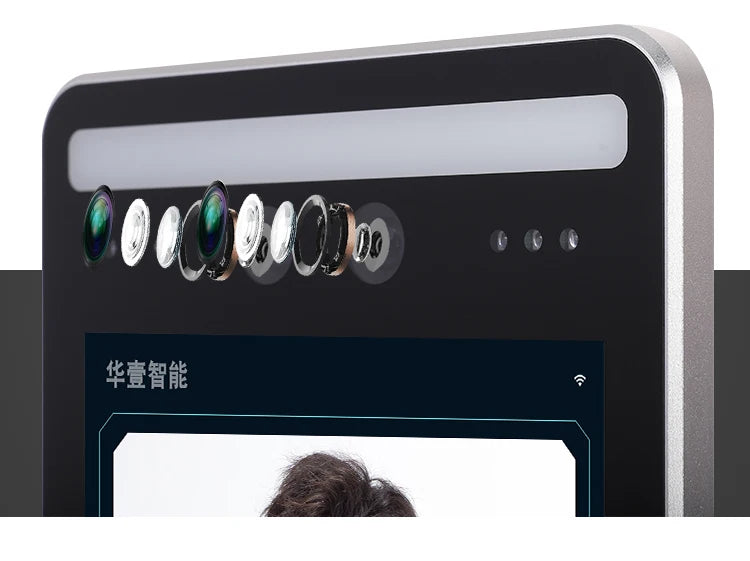 Meilleure vente qualité montage mural 8 pouces reconnaissance faciale dispositif de contrôle d'accès biométrique contrôle d'accès NFC contrôle d'accès QR