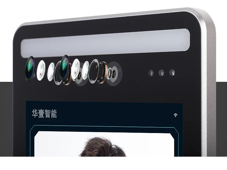 Meilleure vente qualité montage mural 8 pouces reconnaissance faciale dispositif de contrôle d'accès biométrique contrôle d'accès NFC contrôle d'accès QR