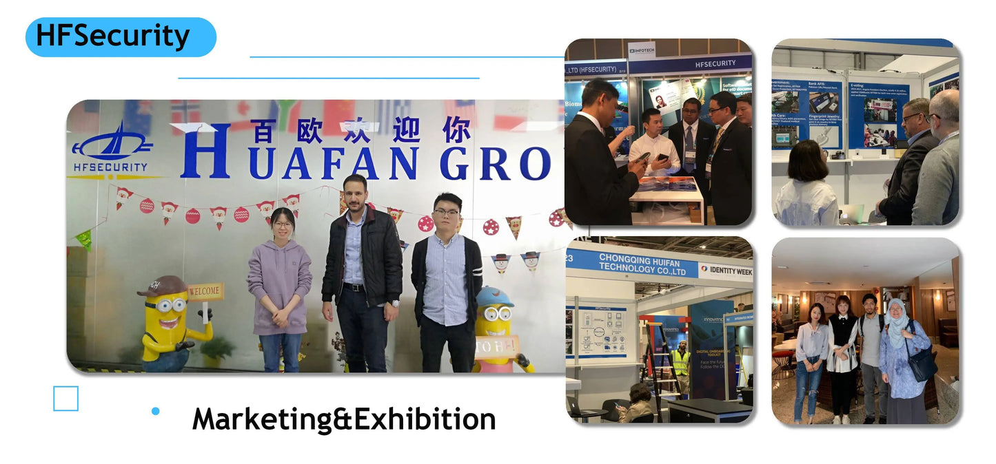 HFSecurity FR05 lecteur de carte RFID à reconnaissance faciale tout-en-un Wifi système de contrôle d'accès de présence lecteur de détection de visage