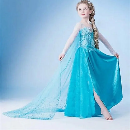 Robe de princesse pour filles, costume de Cosplay pour enfants, vêtements d'Halloween, de carnaval, d'anniversaire, costume de princesses pour enfants