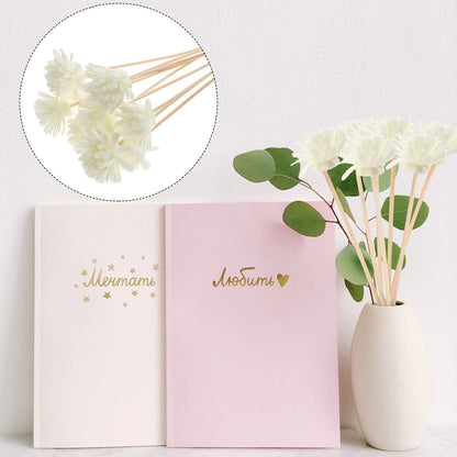 10pcs Aroma Diffuser Rattan Sticks Chrysanthemum Essential Oil Home Decor Diffuser Sticks Eco Friendly Scent Booster