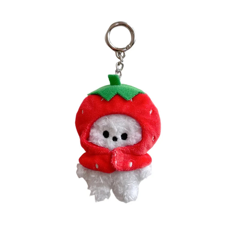 Bt21Ed Baby Fruit Series Kawaii Anime COOKY MANG Plus Keychain Cute Cartoon Plus Pendant Doll Toy Bag Accessories Girl Gift