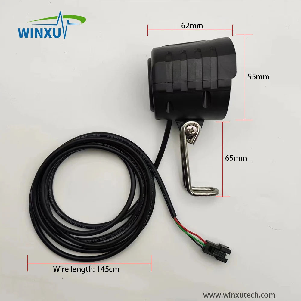 Feu arrière de phare de vélo électrique 36V 48V 60V, clignotant gauche droit, feu stop bas, interrupteur intégré, Kit universel pour vélo électrique