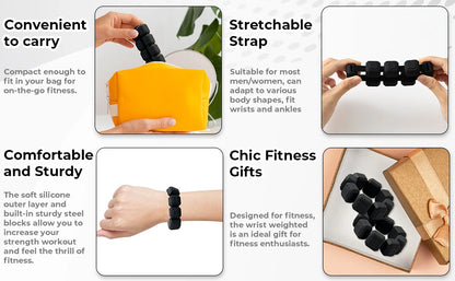 1/2/4 LB poignet poids Yoga Fitness exercice Triangle Silicone réglable cheville poignet protecteur poids bracelet Jogging bracelet