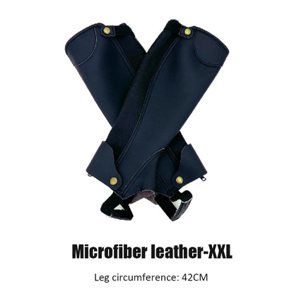 Equestrian Legging Horse Riding Equipment Pirate Knight Equestrian Boot Cover Faux Leather Gaiter Medieval Renaissance Steampunk