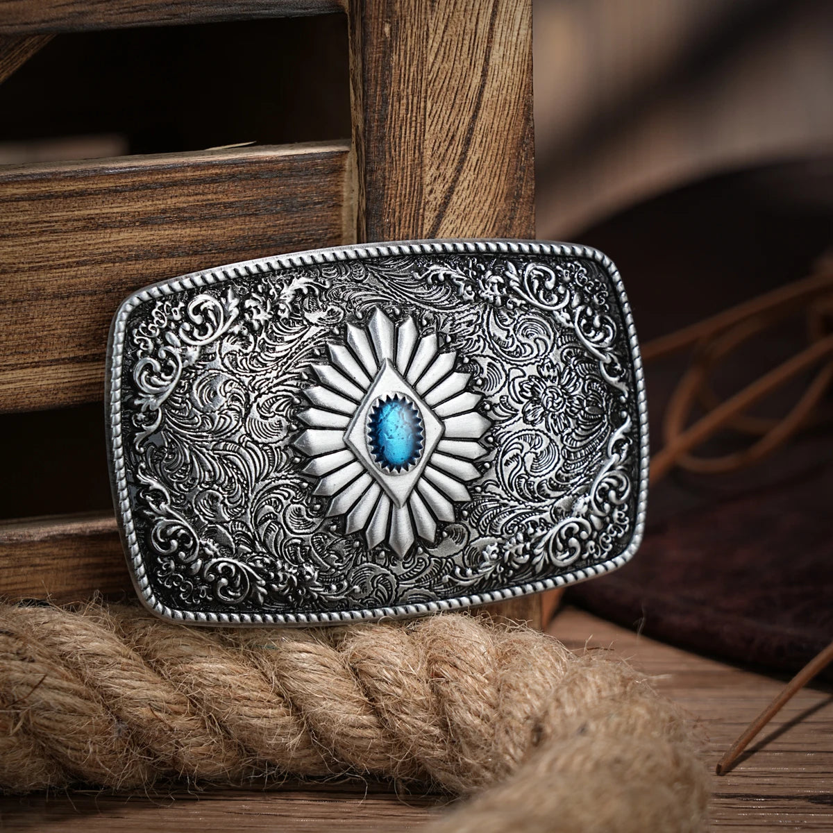 Boucle de ceinture western initiale vintage-Cowboy Rodeo argent grande boucle de ceinture pour hommes femmes