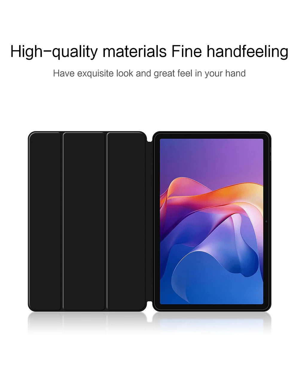HUWEI Case For Xiaomi Redmi Pad 2 2025 Flip Stand Cover for Redmi Pad 2 Pad2 Case Red Mi Pad 2 11 inch Tablet Case TPU Shell